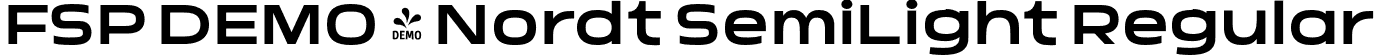 FSP DEMO - Nordt SemiLight Regular font - Fontspring-DEMO-nordt-semilight.otf