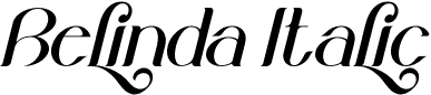 Belinda Italic font - belinda-italic.otf