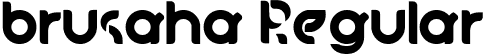 brusaha Regular font - oblong.ttf