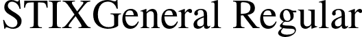 STIXGeneral Regular font - STIXGeneral.otf