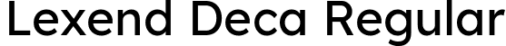 Lexend Deca Regular font - LexendDeca-Regular.ttf