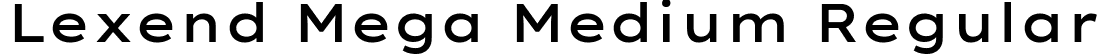 Lexend Mega Medium Regular font - LexendMega-Medium.ttf