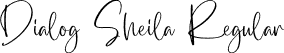 Dialog Sheila Regular font - dialogsheila-k721l.otf