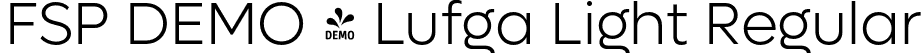 FSP DEMO - Lufga Light Regular font - Fontspring-DEMO-lufga-light.otf