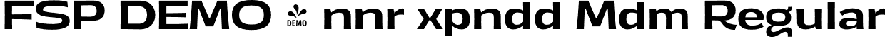 FSP DEMO - nnr xpndd Mdm Regular font - Fontspring-DEMO-annuario-expandedmedium.otf