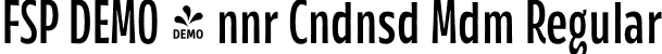 FSP DEMO - nnr Cndnsd Mdm Regular font - Fontspring-DEMO-annuario-condensedmedium.otf