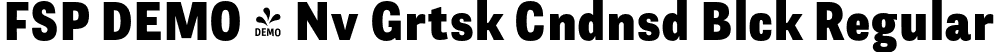 FSP DEMO - Nv Grtsk Cndnsd Blck Regular font - Fontspring-DEMO-novagroteskcd-blk.otf