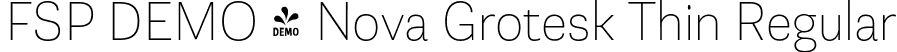 FSP DEMO - Nova Grotesk Thin Regular font - Fontspring-DEMO-novagroteskstd-th.otf