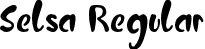 Selsa Regular font - Selsa (Demo Version).otf
