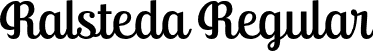 Ralsteda Regular font - RalstedaRegular-4Bqy9.otf