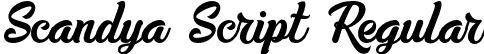 Scandya Script Regular font - scandyascript-d9vpz.otf