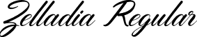 Zelladia Regular font - Zelladia-x3J3V.otf