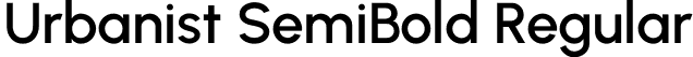 Urbanist SemiBold Regular font - Urbanist-SemiBold.otf