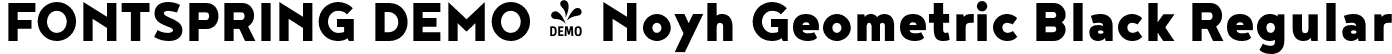 FONTSPRING DEMO - Noyh Geometric Black Regular font - Fontspring-DEMO-noyhgeometric-black.otf