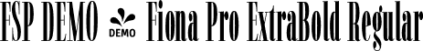 FSP DEMO - Fiona Pro ExtraBold Regular font - Fontspring-DEMO-fionapro-extrabold.otf