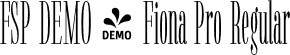 FSP DEMO - Fiona Pro Regular font - Fontspring-DEMO-fionapro-regular.otf