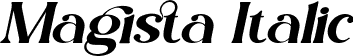 Magista Italic font - Magista-Italic.ttf