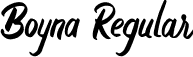 Boyna Regular font - Boyna-Rpw4v.otf