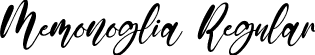 Memonoglia Regular font - Memonoglia-Regular.ttf