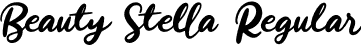 Beauty Stella Regular font - Beauty Stella Demo Version.otf