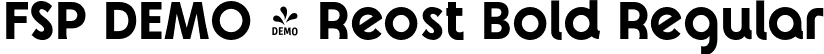 FSP DEMO - Reost Bold Regular font - Fontspring-DEMO-reost-bold.otf