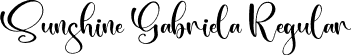 Sunshine Gabriela Regular font - Sunshine-Gabriela.otf