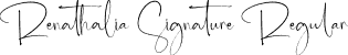 Renathalia Signature Regular font - Renathalia-Signature.otf