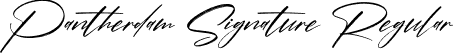 Pantherdam Signature Regular font - Pantherdam-Signature.otf