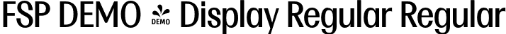 FSP DEMO - Display Regular Regular font - Fontspring-DEMO-multipadisplay-regular.otf