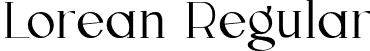 Lorean Regular font - lorean-x3ryg-1.otf