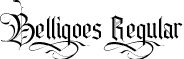 Belligoes Regular font - belligoesregular-wy5ae.ttf