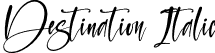 Destination Italic font - Destination-Italic.otf