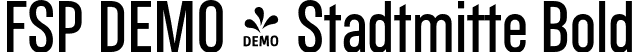FSP DEMO - Stadtmitte Bold font - Fontspring-DEMO-stadtmitte-bold.otf