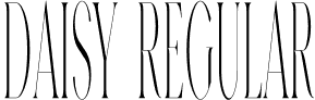 Daisy Regular font - Daisy.otf