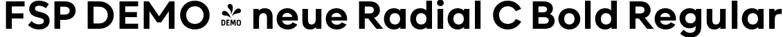 FSP DEMO - neue Radial C Bold Regular font - Fontspring-DEMO-neueradial-c-bold.otf