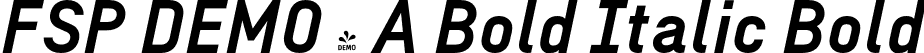 FSP DEMO - A Bold Italic Bold font - Fontspring-DEMO-neuevektor-a-bolditalic.otf