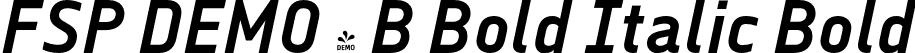FSP DEMO - B Bold Italic Bold font - Fontspring-DEMO-neuevektor-b-bolditalic.otf
