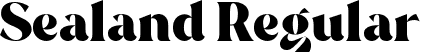 Sealand Regular font - Sealand.ttf