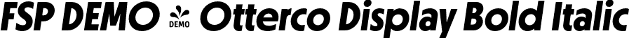 FSP DEMO - Otterco Display Bold Italic font - Fontspring-DEMO-ottercodisplay-bolditalic.otf