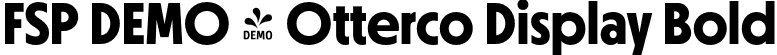 FSP DEMO - Otterco Display Bold font - Fontspring-DEMO-ottercodisplay-bold.otf