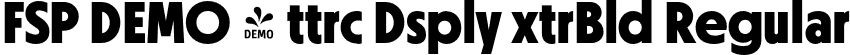 FSP DEMO - ttrc Dsply xtrBld Regular font - Fontspring-DEMO-ottercodisplay-extrabold.otf