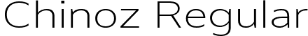 Chinoz Regular font - Chinoz-ExtraLight.ttf