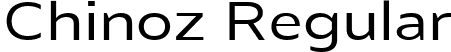 Chinoz Regular font - Chinoz-Regular.ttf