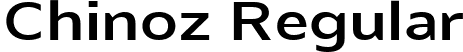 Chinoz Regular font - Chinoz-SemiBold.ttf