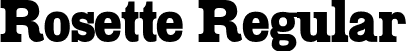 Rosette Regular font - Rosette-Regular.otf