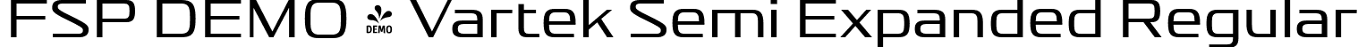 FSP DEMO - Vartek Semi Expanded Regular font - Fontspring-DEMO-vartek-semiexpandedregular.otf
