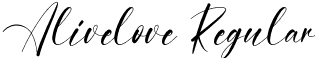 Alivelove Regular font - Alivelove.otf