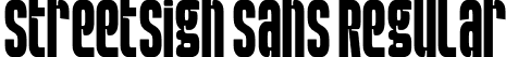 StreetSign Sans Regular font - StreetSignSans_1.3.otf