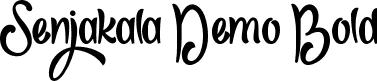 Senjakala Demo Bold font - SenjakalaDemoBold.ttf