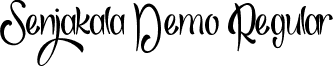 Senjakala Demo Regular font - SenjakalaDemoRegular.ttf
